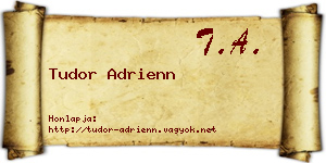 Tudor Adrienn névjegykártya